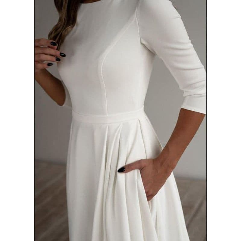 image-Long Temperament Commute Slim-fit Banquet Wedding Evening Dress