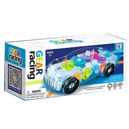 image-Transparent Gear Concept Light Music Electric Toy Car Model
