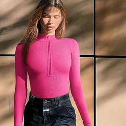 image-Fashion Long Sleeve Jumpsuit Seamless Slimming Shapewear For Women Romper