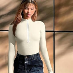 image-Fashion Long Sleeve Jumpsuit Seamless Slimming Shapewear For Women Romper