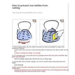 image-Green Particles Xiaoding Cast Iron Kettle