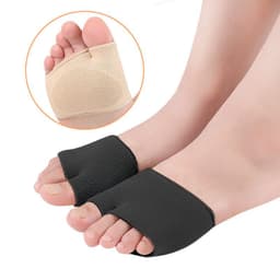 image-Forefoot Pad Toe Separator Protective Cover Hallux Valgus Separator Plus Silicone Super Soft Shock Absorption Massage Foot Protector