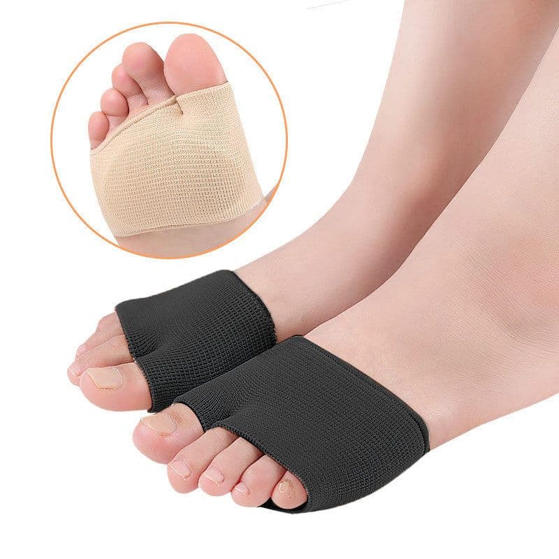 image-Forefoot Pad Toe Separator Protective Cover Hallux Valgus Separator Plus Silicone Super Soft Shock Absorption Massage Foot Protector