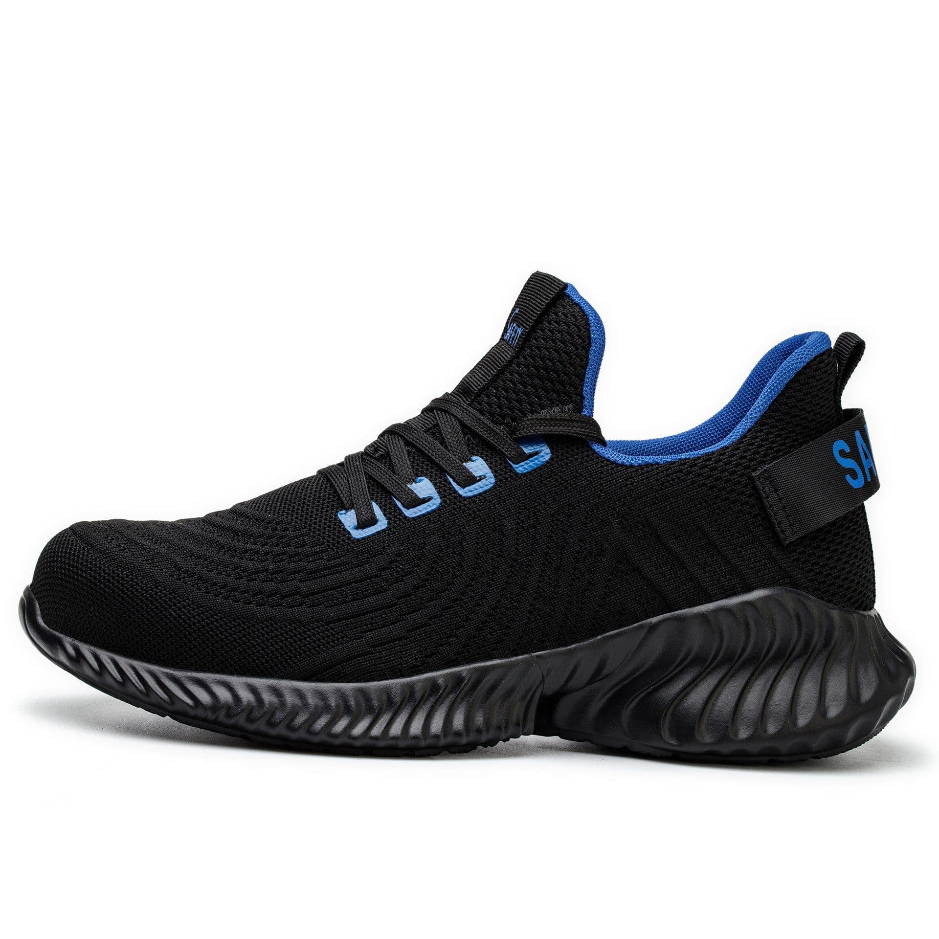 image-Four Seasons Anti-smashing And Anti-penetration Steel Toe Cap Work Shoes Breathable Comfortable And Safe