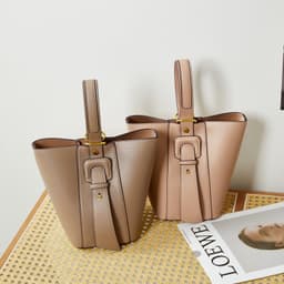 image-Cross-border Bucket Bag Large Capacity Vegetable Basket Casual Women's One Shoulder Handbag