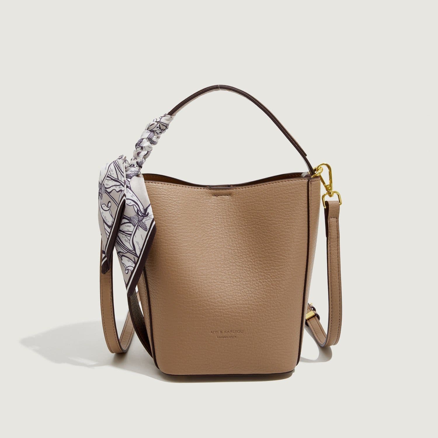 image-Cross-border Bucket Bag Large Capacity Vegetable Basket Casual Women's One Shoulder Handbag