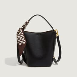 image-Cross-border Bucket Bag Large Capacity Vegetable Basket Casual Women's One Shoulder Handbag