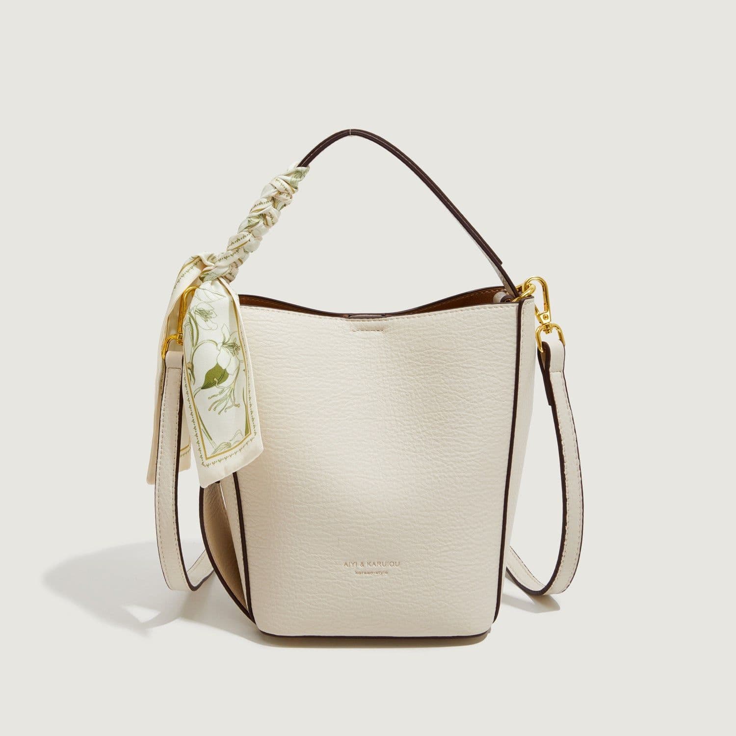 image-Cross-border Bucket Bag Large Capacity Vegetable Basket Casual Women's One Shoulder Handbag