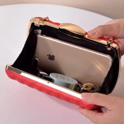 image-Women's Fashion Creative Chain Clutch Shoulder Bag