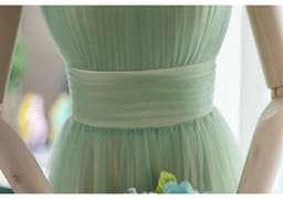 image-Women's Cotton Evening Dress For Birthday Party