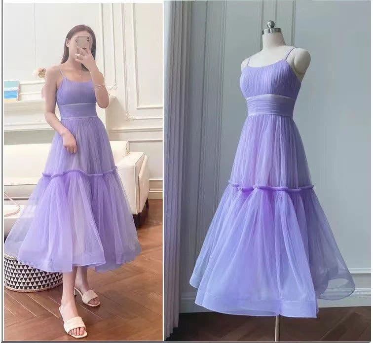 image-Women's Cotton Evening Dress For Birthday Party