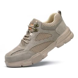 image-Men's Fashionable Breathable Anti-smashing And Anti-penetration Safety Shoes