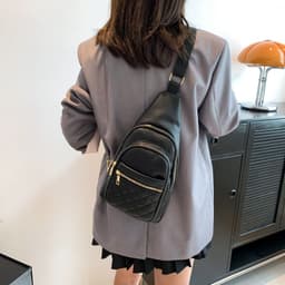 image-Casual Large Capacity Diamond Embroidery Thread Crossbody Women's Bag