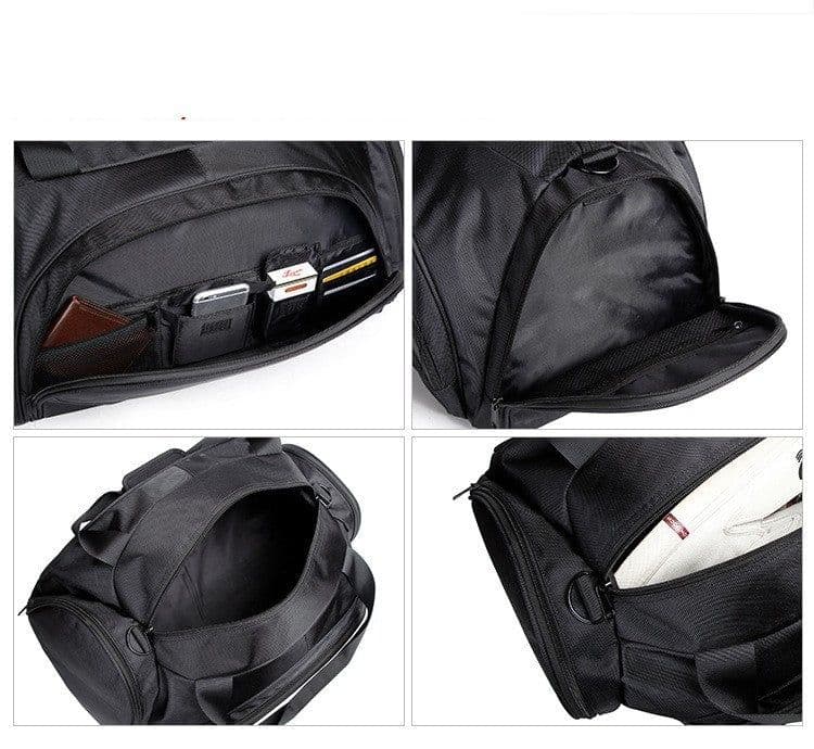 image-Portable Travel Bag Waterproof Polyester Fiber Oxford Cloth