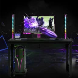 image-Led Sound Control Light Bar RGB Ambient Pickup Rhythm Lamp Music USB Adjustabl Automotivo Strip For Automobiles Family Party