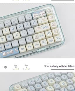 image-Suitable For Small Cat MOA Height Keycap Cute Meow Block Sublimation