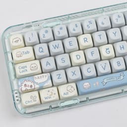 image-Suitable For Small Cat MOA Height Keycap Cute Meow Block Sublimation