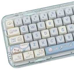 image-Suitable For Small Cat MOA Height Keycap Cute Meow Block Sublimation