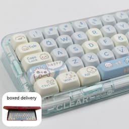 image-Suitable For Small Cat MOA Height Keycap Cute Meow Block Sublimation