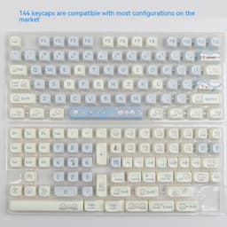 image-Suitable For Small Cat MOA Height Keycap Cute Meow Block Sublimation