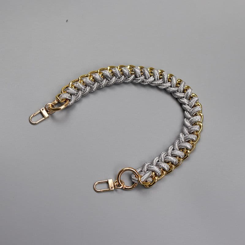 image-Women's Bag Woven Bag With 40cm Short With Buckle Can Be Mobile Phone Charm