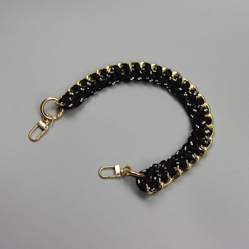 image-Women's Bag Woven Bag With 40cm Short With Buckle Can Be Mobile Phone Charm