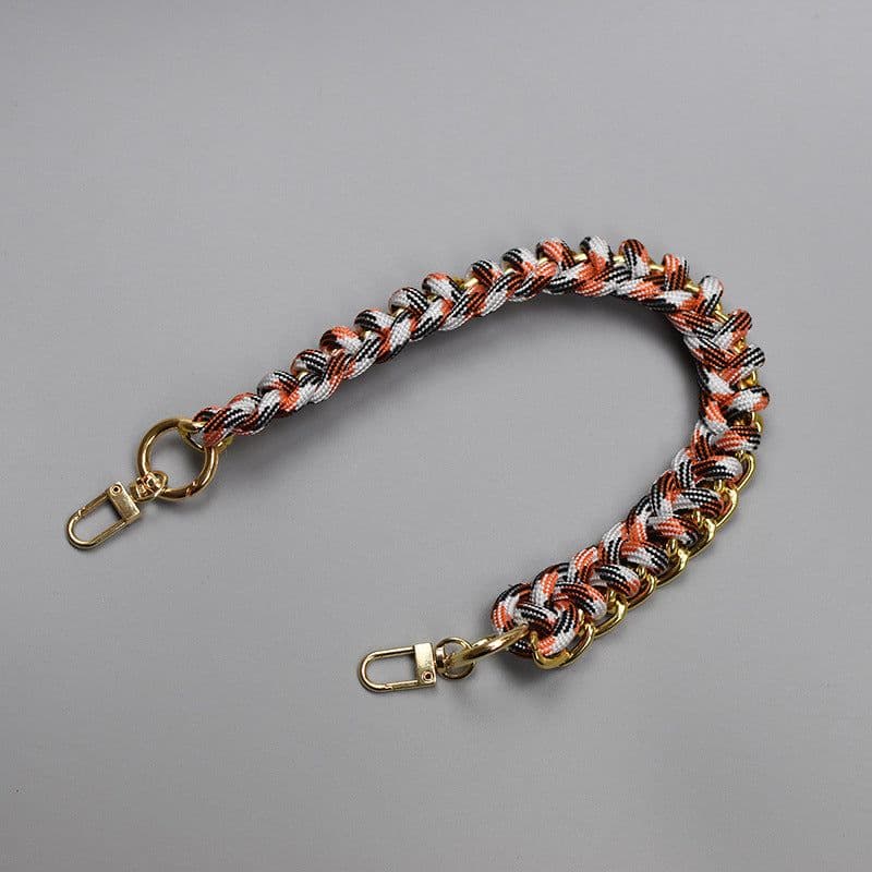 image-Women's Bag Woven Bag With 40cm Short With Buckle Can Be Mobile Phone Charm