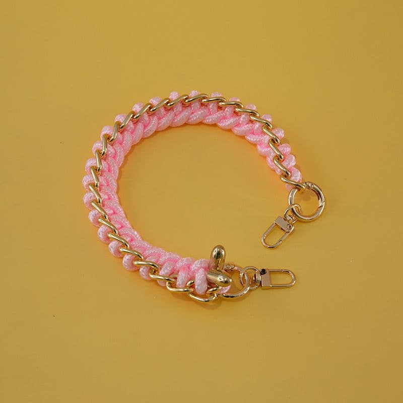 image-Women's Bag Woven Bag With 40cm Short With Buckle Can Be Mobile Phone Charm