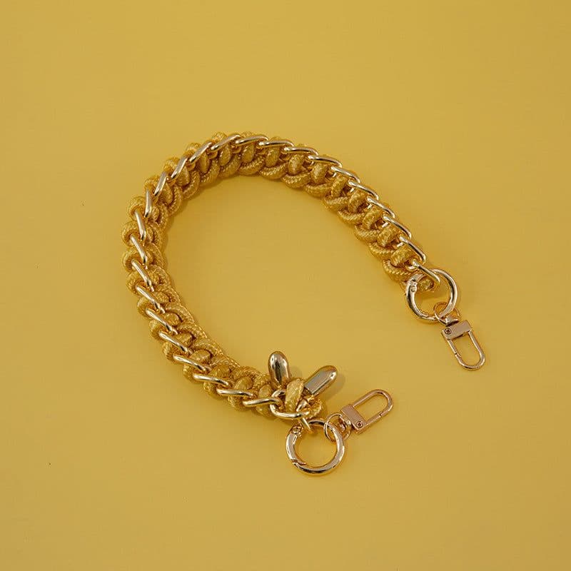 image-Women's Bag Woven Bag With 40cm Short With Buckle Can Be Mobile Phone Charm