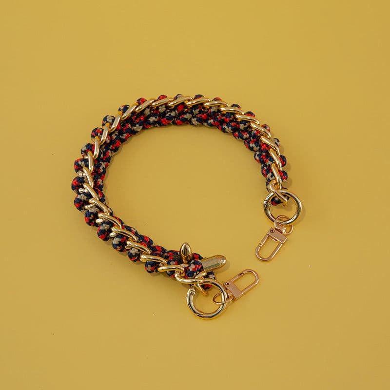 image-Women's Bag Woven Bag With 40cm Short With Buckle Can Be Mobile Phone Charm