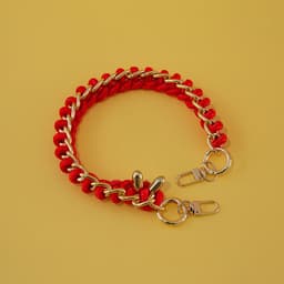 image-Women's Bag Woven Bag With 40cm Short With Buckle Can Be Mobile Phone Charm