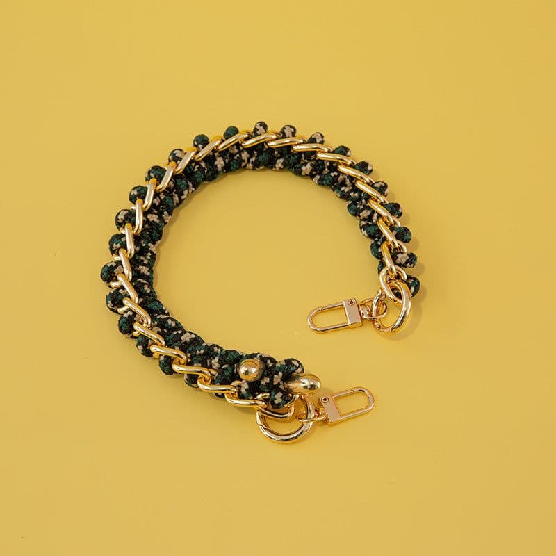 image-Women's Bag Woven Bag With 40cm Short With Buckle Can Be Mobile Phone Charm