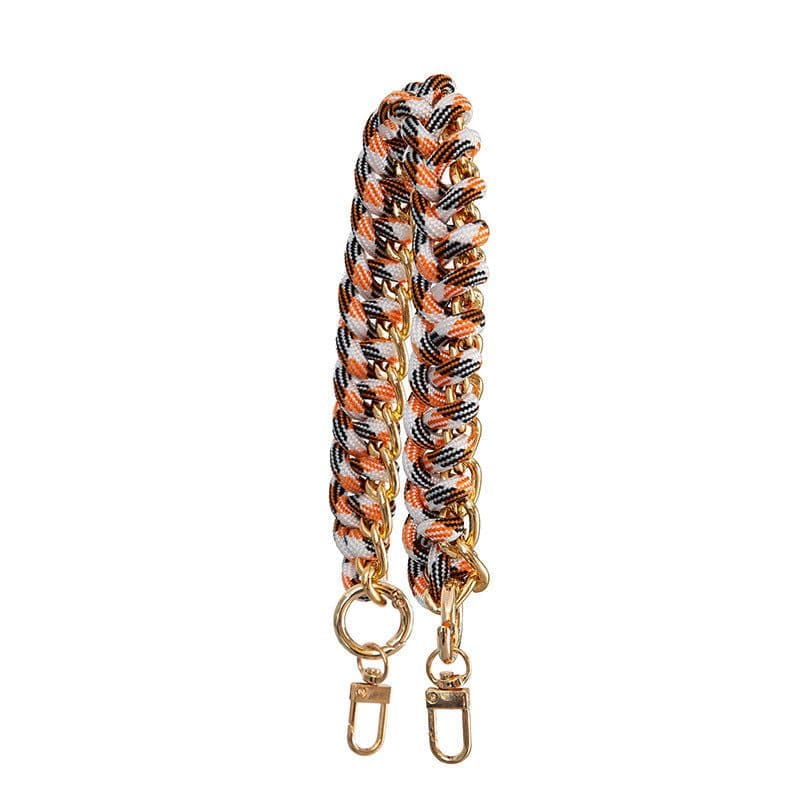 image-Women's Bag Woven Bag With 40cm Short With Buckle Can Be Mobile Phone Charm