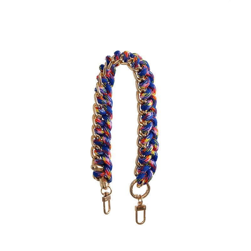 image-Women's Bag Woven Bag With 40cm Short With Buckle Can Be Mobile Phone Charm