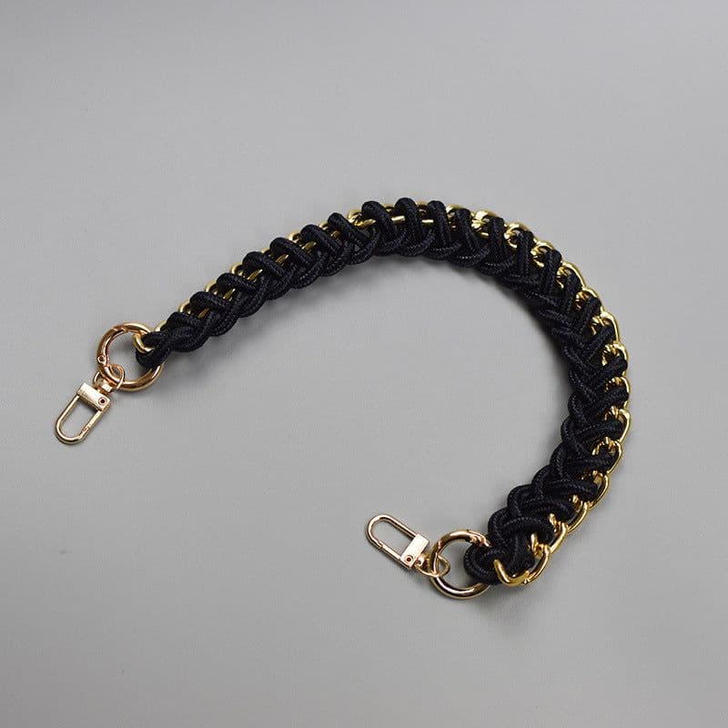 image-Women's Bag Woven Bag With 40cm Short With Buckle Can Be Mobile Phone Charm