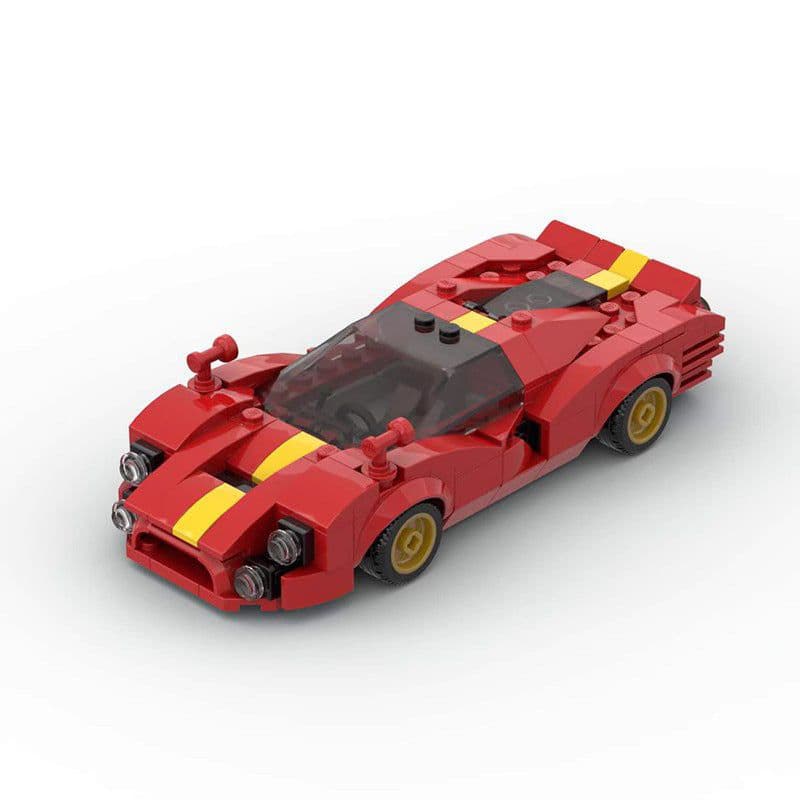 image-MOC-101795 Ferrari 330 P4 Boy Toy Racing Building Blocks Car Assembly Model