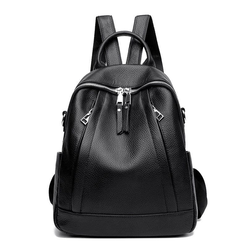 image-First Layer Leather Backpackage Carry-on Shopping Work Travel Business Bag