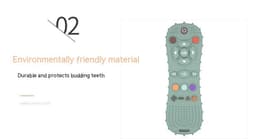 image-Baby Silicone Remote Control Teether