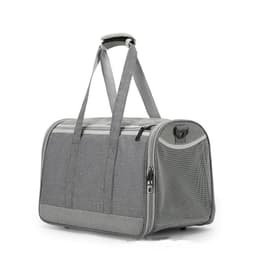 image-Outdoor Portable Folding Oxford Cloth Breathable Mesh Cat Bag