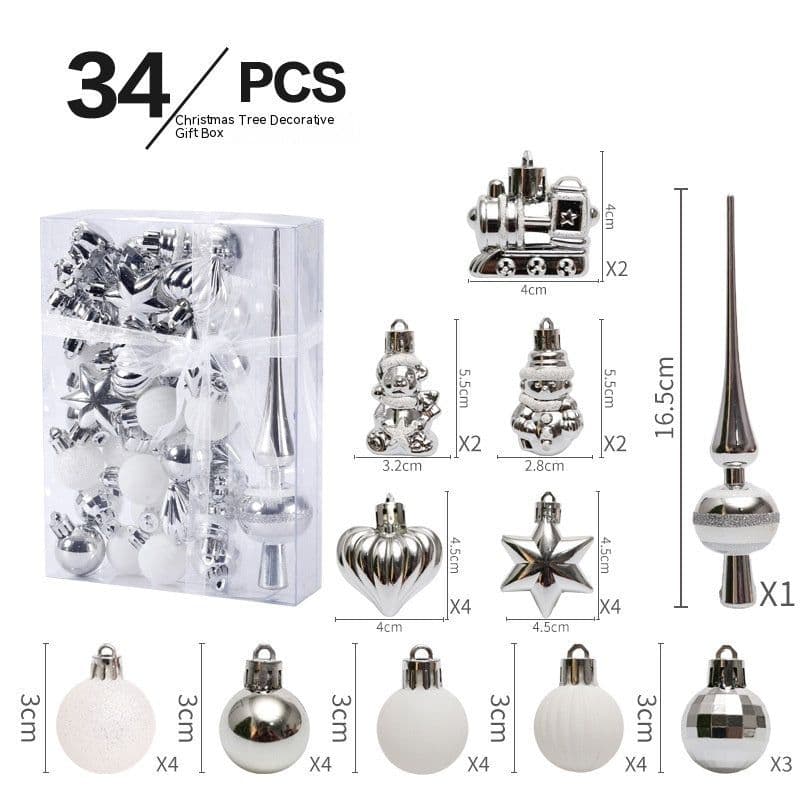 image-Christmas Decorations Ball Set Christmas Tree Pendant