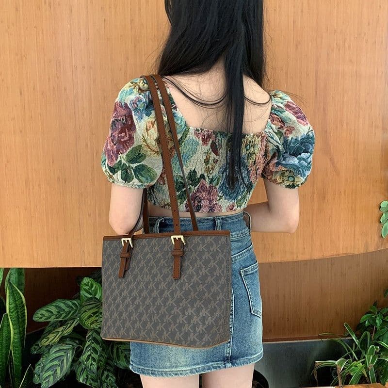 image-First Layer Cowhide Buckle-free Shoulder Strap Suitable For Vegetable Basket Shoulder Strap Small Tote Bag Leather Bag Strap Replacement