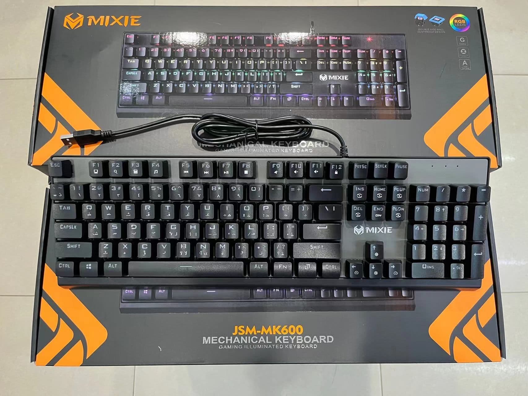 image-Arabic E-sports Rgb Mechanical Keyboard