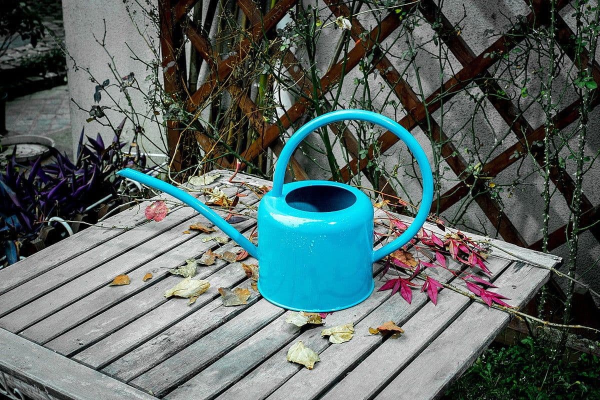 image-Watering Iron Sheet Watering Pot Gardening Garden Greening Vegetable Garden Large Capacity Kettle