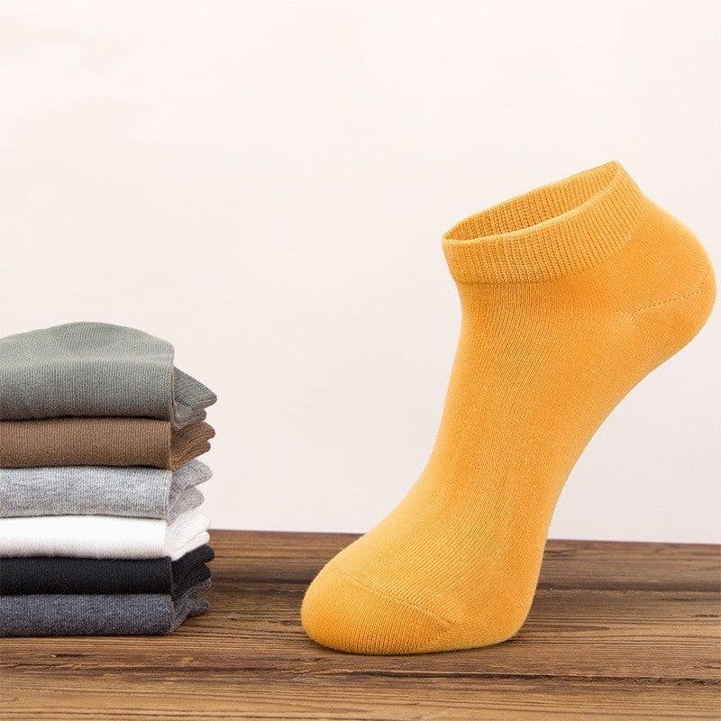 image-Socks Men's Spring And Autumn Socks Antibacterial Deodorant And Sweat-absorbing