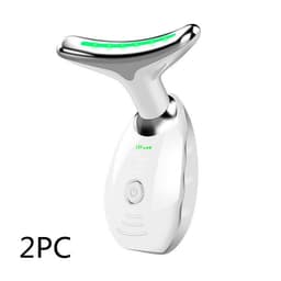 image-Neck Face Beauty Device Colorful LED Photon Therapy Skin Tighten Reduce Double Chin Anti Wrinkle Remove Lifting Massager
