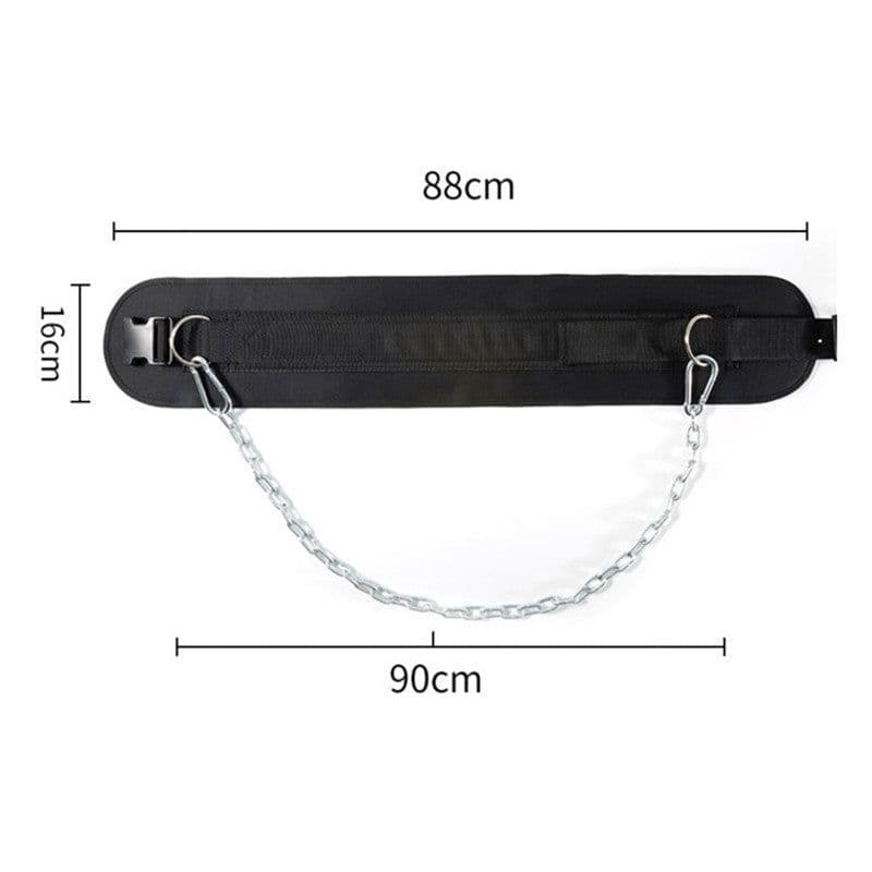 image-Belt Men's Pull-up Single Parallel Bars Gym Increased Barbell Disk Weight-bearing Auxiliary Equipment Equipment