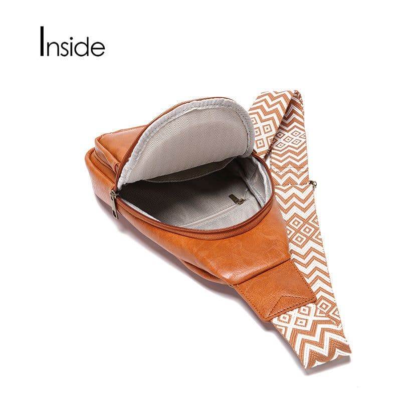 image-European And American Retro Casual Solid Color Women's Cross-body Bag