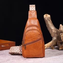 image-European And American Retro Casual Solid Color Women's Cross-body Bag