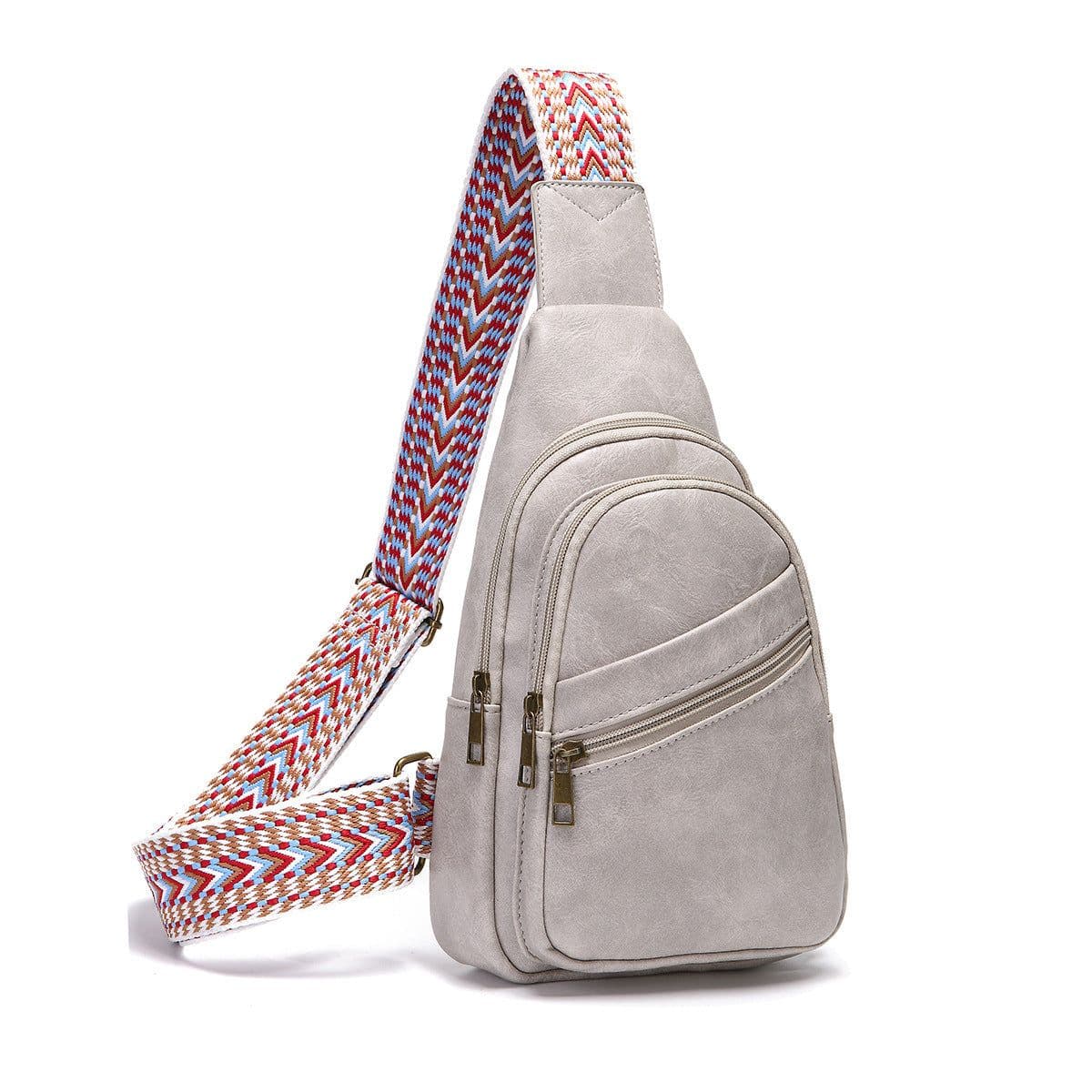 image-European And American Retro Casual Solid Color Women's Cross-body Bag