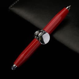 image-Creative Multi-Function LED Pen Spinning Decompression Gyro Metal Ballpoint Pen Fashion Office School Supplies Writing Pens